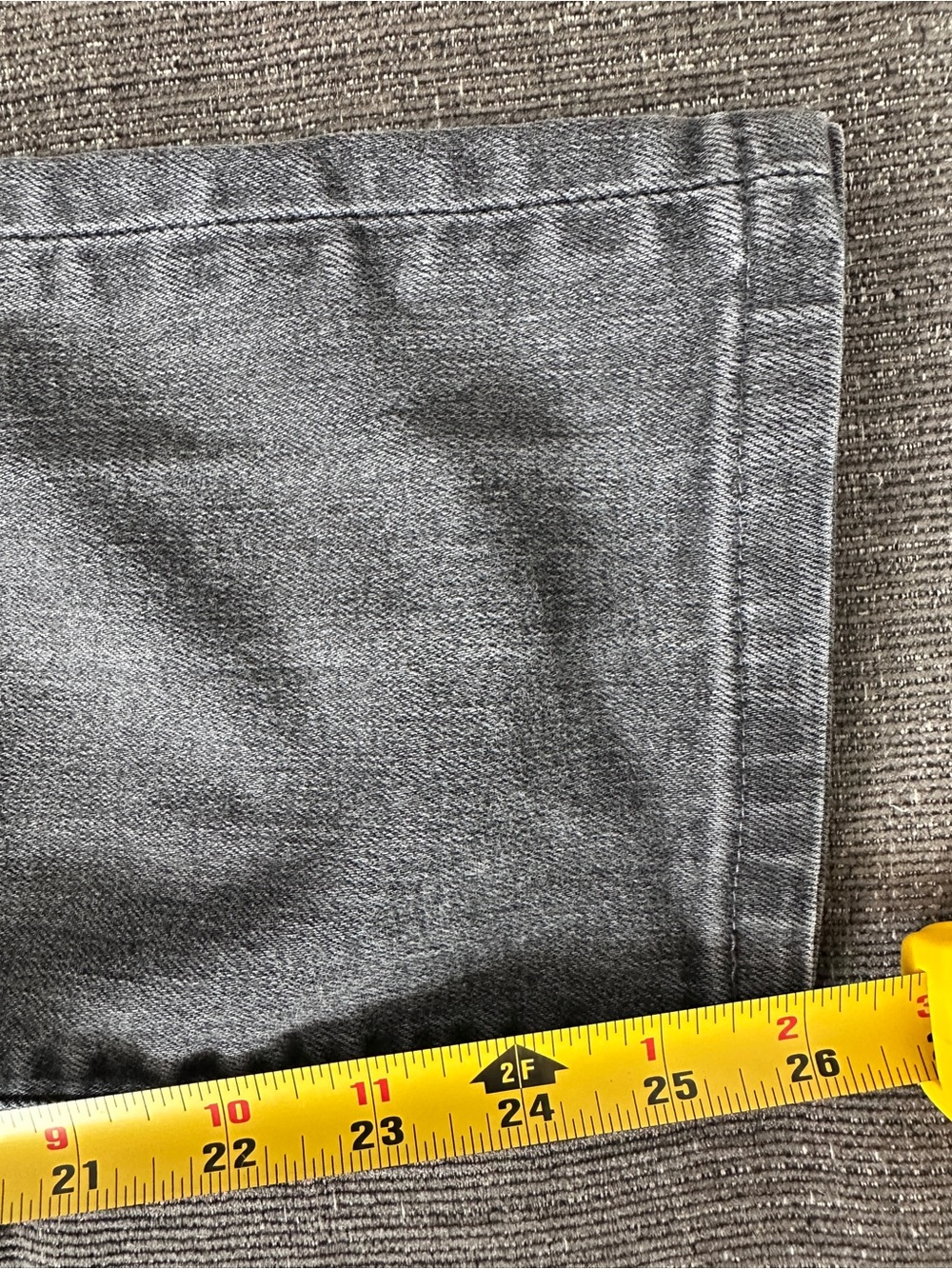 FRAME L’Homme Slim Jeans Men’s 32 Fade to Grey Gray Stretch Denim - Picture 11 of 11
